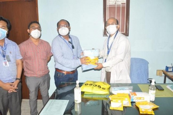 Indian Association of Dermatology, Venereology and Leprology Contributed PPE Kits and 6 more items to TMC, GB Hospitals Indian Association of Dermatology, Venereology and Leprology Contributed PPE Kits and 6 more items to TMC, GB Hospitals